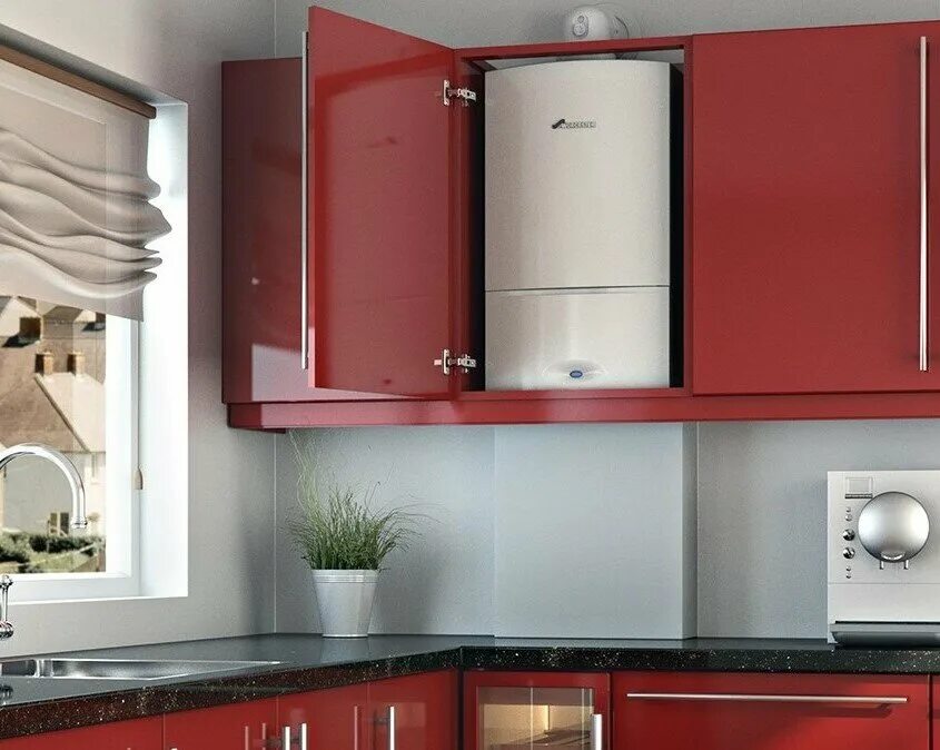 Кухня с газовым котлом дизайн фото Временно не работает: ТехноТерм, котлы и котельное оборудование, Севастополь, ул