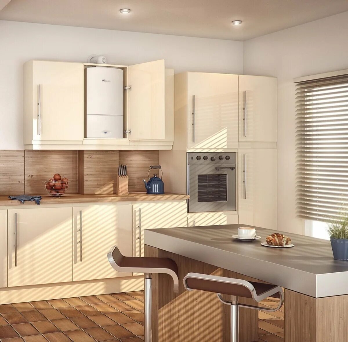 Кухня с газовым котлом планировка Как оформить маленькую кухню, чтобы гости были в восторге? Вдохновение и решения