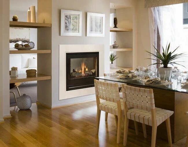 Кухня с камином дизайн в доме Pin on living room 3 Fireplace design, Double sided fireplace, Home living room