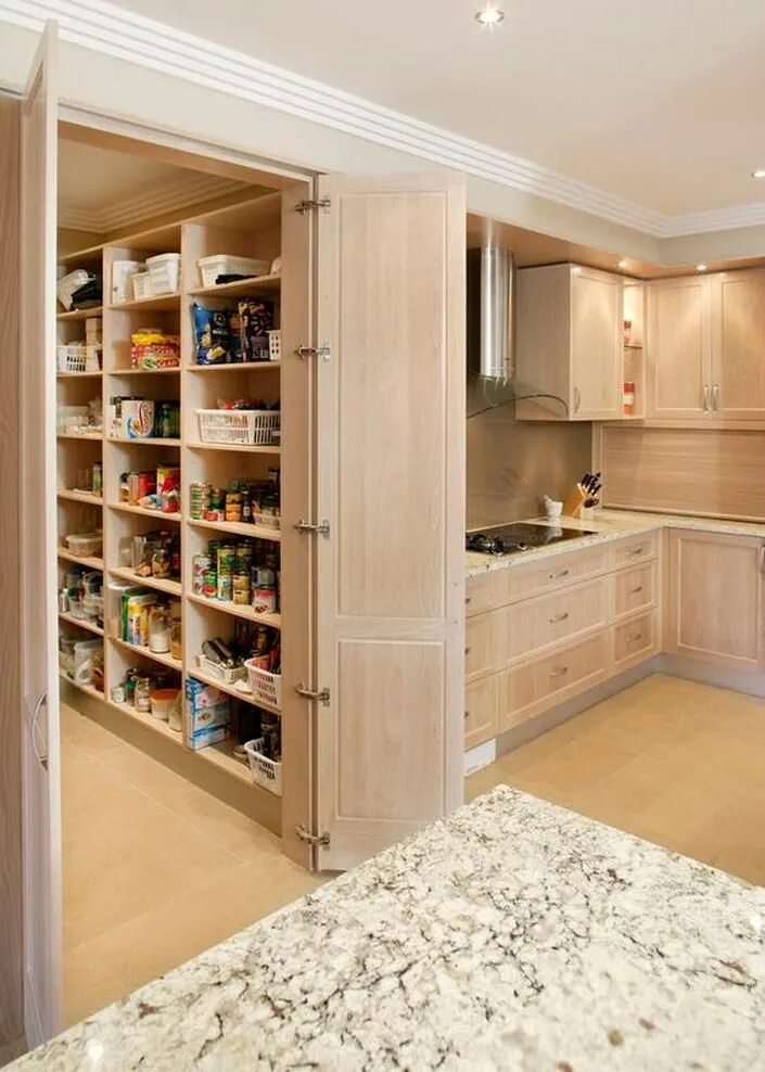 Кухня с кладовой в частном доме планировка What do you need in the perfect butler’s pantry? Kitchen pantry design, Pantry d
