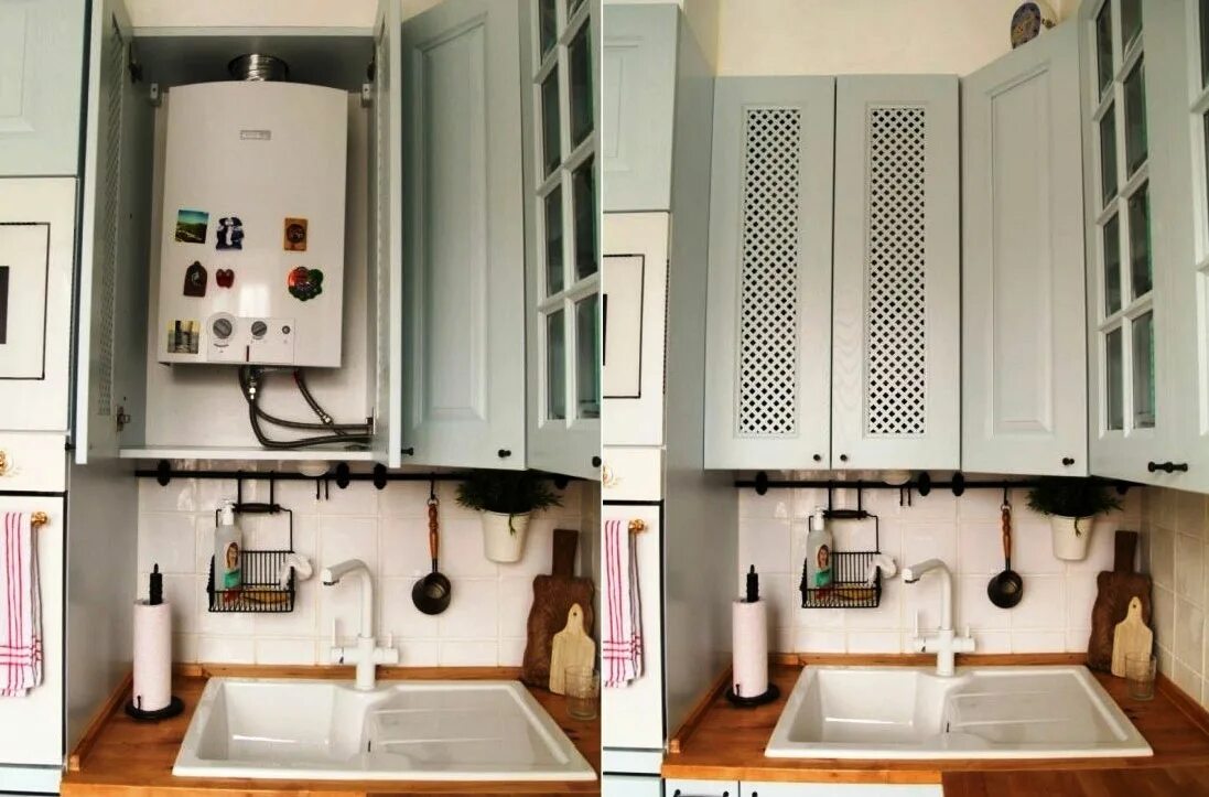 Кухня с колонкой дизайн современный Малогабаритные кухни с газовой колонкой: дизайн и оптимальное расположение
