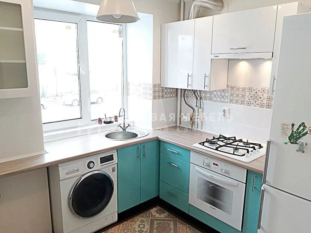 Кухня с колонкой хрущевка интерьер Кухни на заказ в Митино от 8800 ₽ - купить недорого от производителя - Страница 