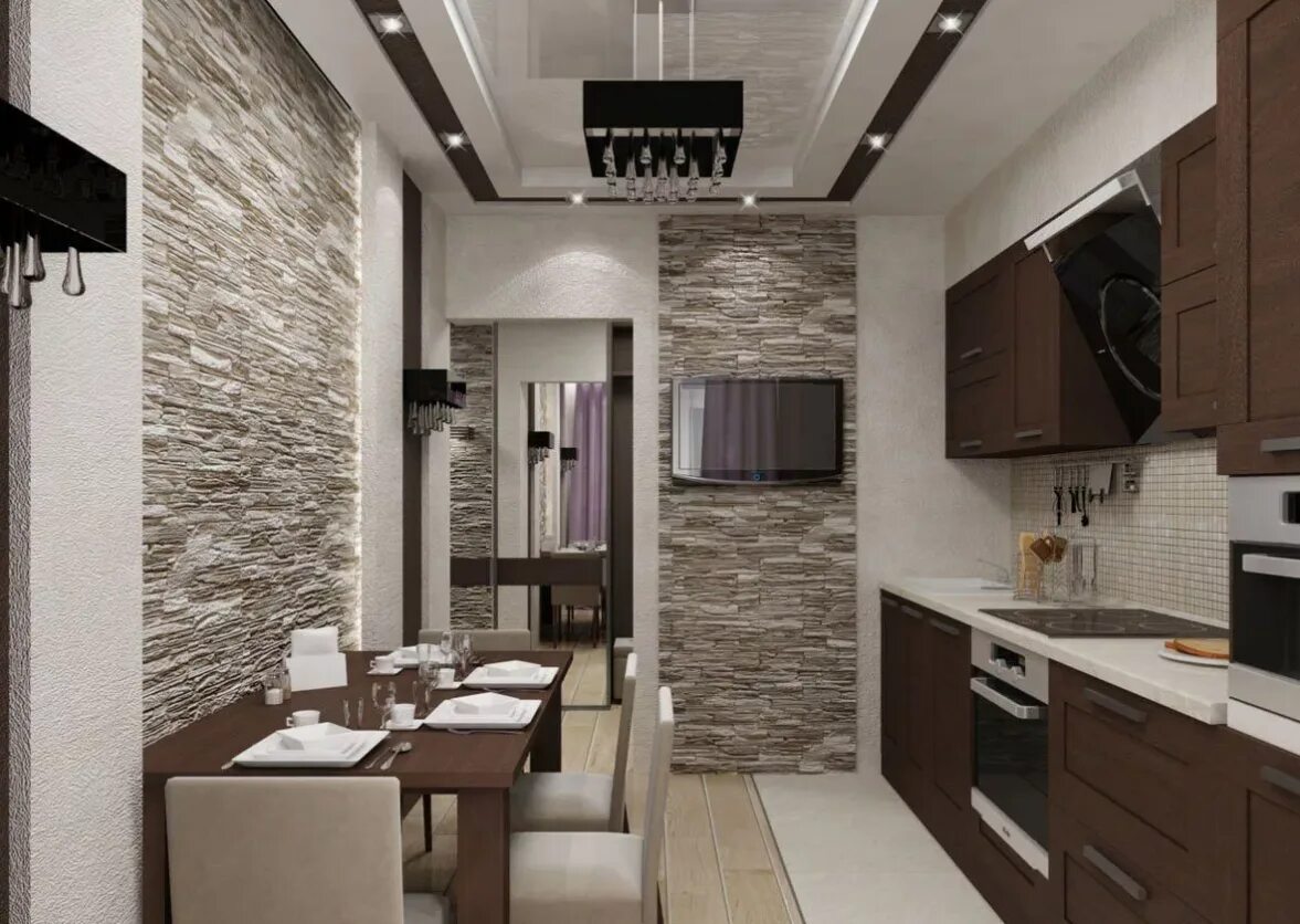 Кухня с коридором дизайн фото Ремонт кухни в хрущевке в Щелково: 105 мастеров по ремонту с отзывами и ценами н