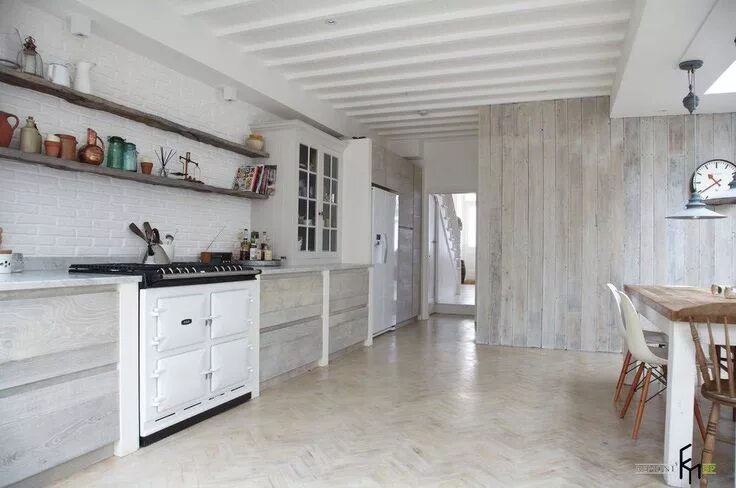 Кухня с ламинатом на стене фото дизайн 100 лучших идей дизайна белой кухни на фото Красивый интерьер Floating shelves k