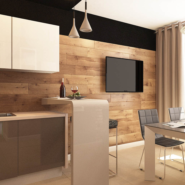 Кухня с ламинатом на стене фото дизайн Ламинат на стене в интерьере: идеи, фото дизайна комнат ivd.ru