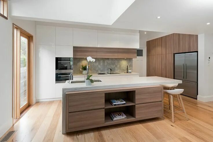Кухня с ламинатом на стене фото дизайн Williamstown - Williamstown, VIC Kitchen remodel design, Interior design kitchen
