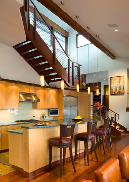 Кухня с лестницей интерьер 9 Creative Space-saving Kitchens Under The Stairs Kitchen under stairs, Stairs i