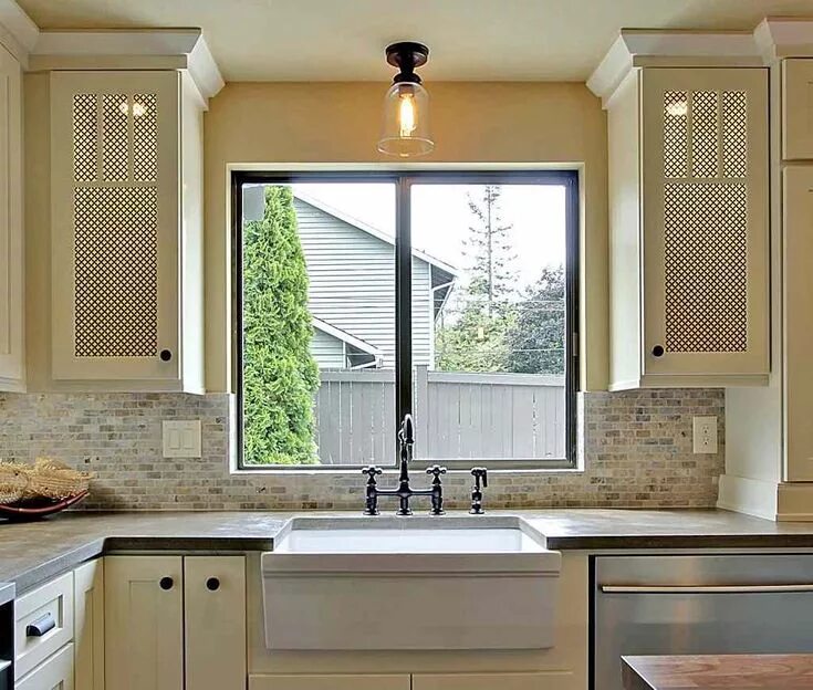 Кухня с маленьким окном фото wide casement windows in kitchen - Google Search Kücheneinrichtung, Küchenumbau,