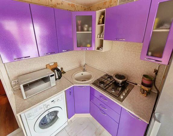 Кухня с маленьким углом дизайн фото 36.6: кухня спустя год Небольшое перемоделирование кухни, Дизайн небольшой кухни