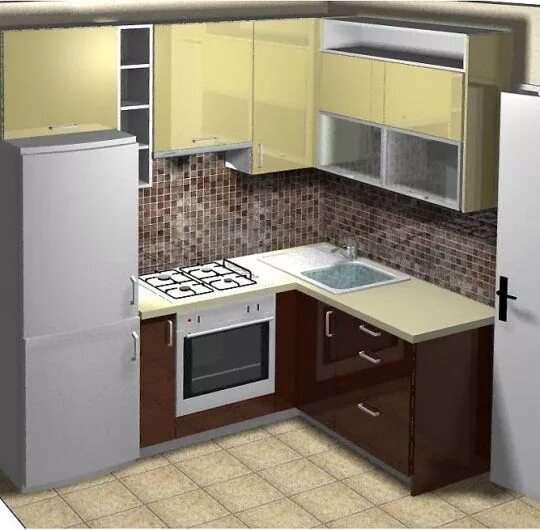 Кухня с маленьким углом дизайн фото проект кухни Kitchen remodel small, Kitchen design, Kitchen plans
