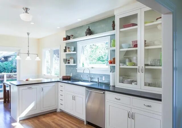 Кухня с напольными шкафами фото в интерьере Kitchen remodel, Home, Home decor kitchen