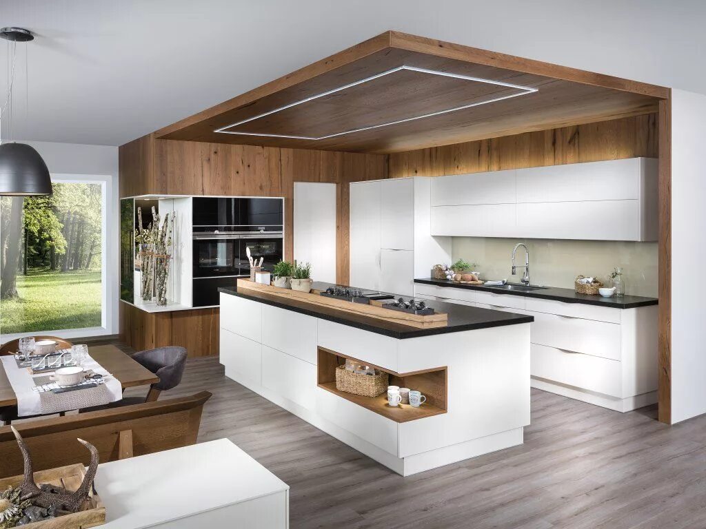 Кухня с островом 2024 фото Küche P.MAX Maßmöbel - Tischlerqualität aus Österreich Contemporary kitchen desi