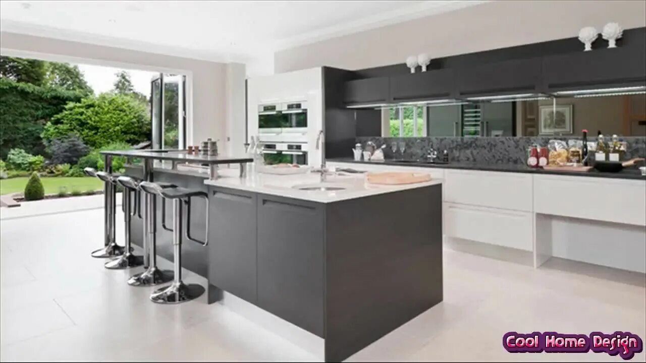 Кухня с островом 2024 фото Grey White Kitchen Designs - YouTube