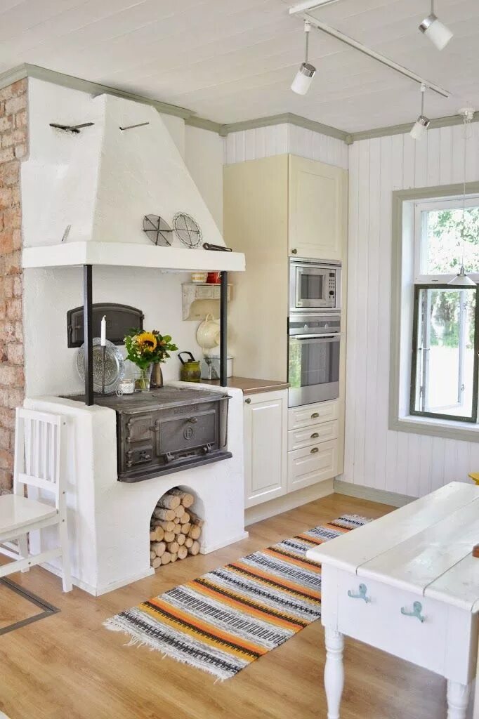 Кухня с печкой фото Interior design kitchen, Home decor kitchen, Kitchen interior