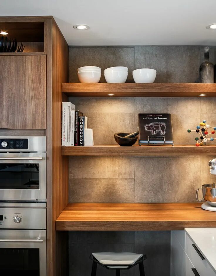 Кухня с полками фото Pin by Jennifer Jorgensen on coffey mid-mod Kitchen furniture design, White mode