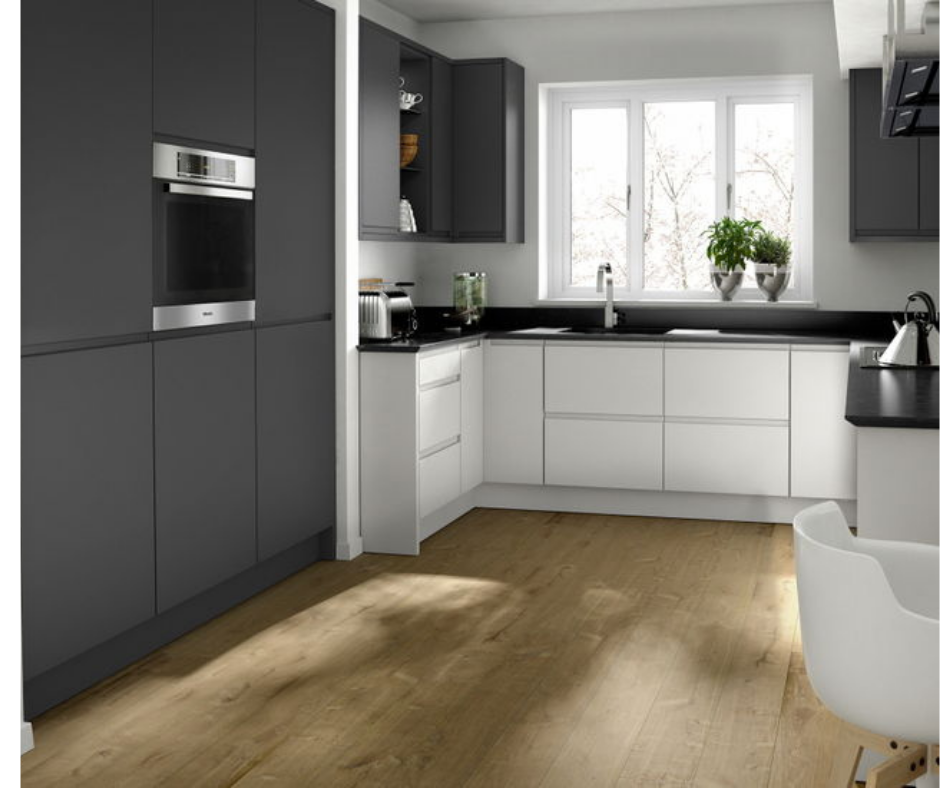 Кухня с серыми полами дизайн фото Handleless Kitchen Doors Quality kitchen cabinets, Handleless kitchen cabinets, 