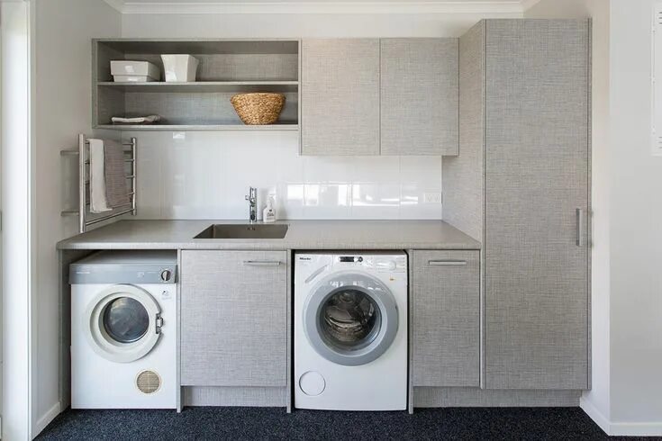 Кухня с стиральной машиной фото Pin by Mastercraft Kitchens on Laundries and wet rooms in 2019 Laundry cupboard,