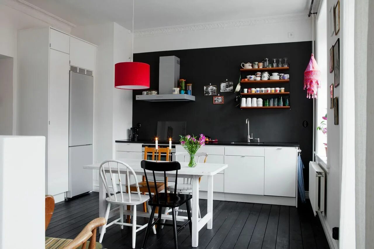 Кухня с темными стенами интерьер Pin by Stef Dee on Home Ideas Kitchen cabinets painted grey, Kitchen interior, M