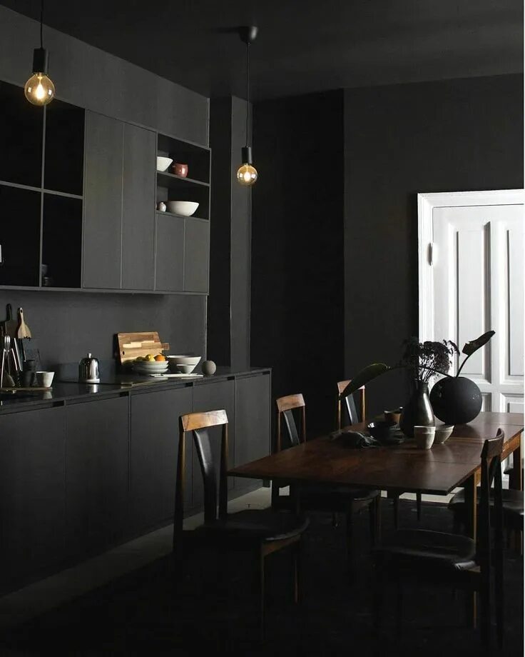 Кухня с темными стенами интерьер New The 10 Best Home Decor (with Pictures) - BLACK DESIGN INTERIOR Design Kitche