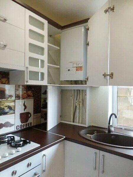 Кухня с трубами фото Pin by Маri med on кухня Tiny kitchen design, Kitchen design small, Interior des