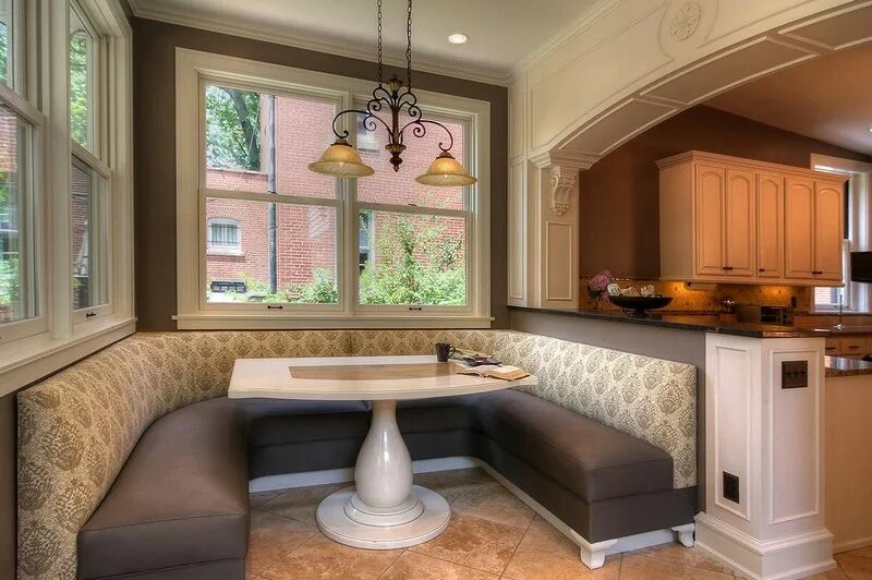 Кухня с угловым диваном в интерьере Как правильно выбрать диван для кухни - полезные статьи от "МебельМаркет"