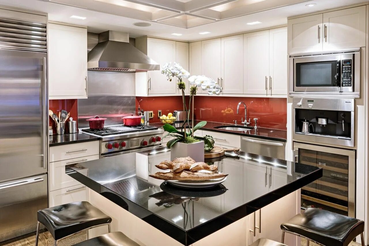 Кухня с встраиваемыми техниками фото дизайн The Kitchen Design Secrets of Top Restaurant Architects Kitchen design, Kitchen,