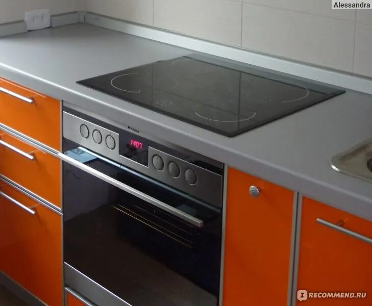 Кухня с встроенной плитой фото Электрическая плита Hansa BCCI 64195055 - "Ноги сами на кухню бегут!!! (+фото) ˁ