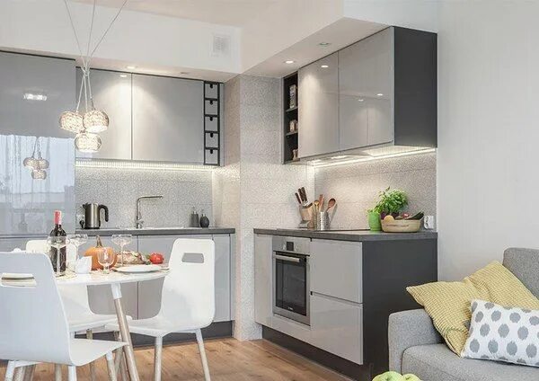 Кухня с выступами дизайн выступ в углу кухни Кухня, Планы кухни, Домашние интерьеры