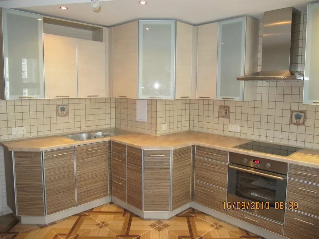 Кухня с выступами дизайн Панорама: Астомебель, корпусная мебель, Институтская ул., 17Г, рабочий посёлок Н