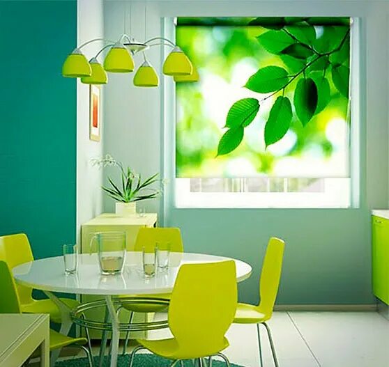 Кухня с зелеными обоями дизайн фото Jalousies, shutters and roller blinds Vertikal, Russia, Saint Petersburg, nabere