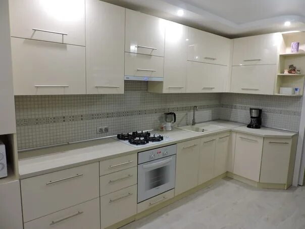 Кухня сахара крем фото Made to order kitchen furniture. Pleasant prices, quality assurance, a huge sele