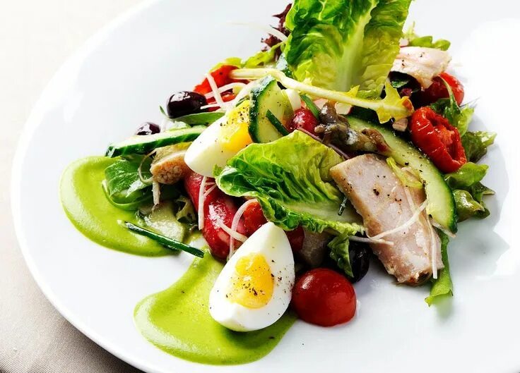 Кухня салат фото salad-nicoise Nicoise salad recipe, Cooking recipes healthy, Healthy recipes