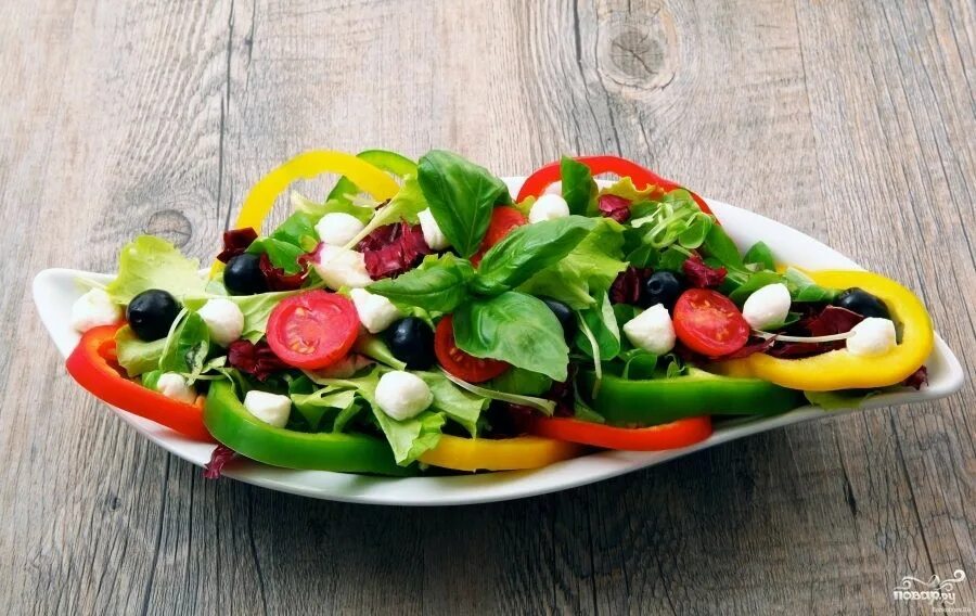 Кухня салат фото Летний салат с перчиком - рецепт с фото на Повар.ру