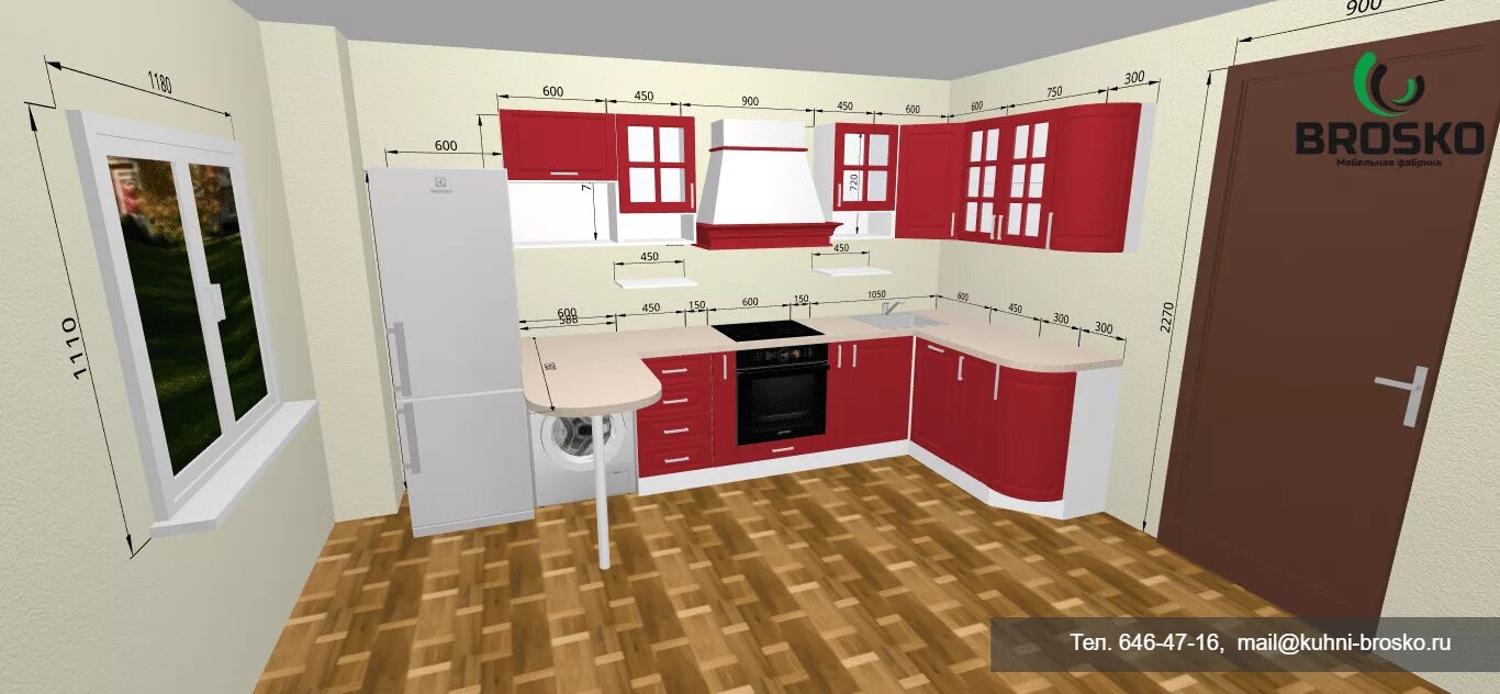 Кухня сделать дизайн онлайн бесплатно Онлайн конструктор кухни Нарисовать кухню бесплатно в 3D с расчетом цены BROSKO