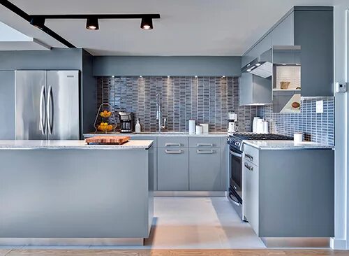 Кухня серая с каким фото Новинка коллекции MATTE