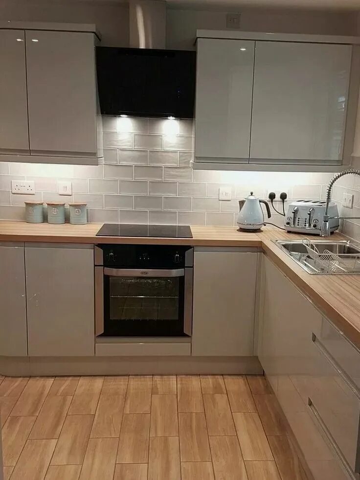 Кухня серая столешница под дерево фото 34+ Awesome Modern Scandinavian Kitchen Ideas #awesomekitchen #kitchendesign #ki