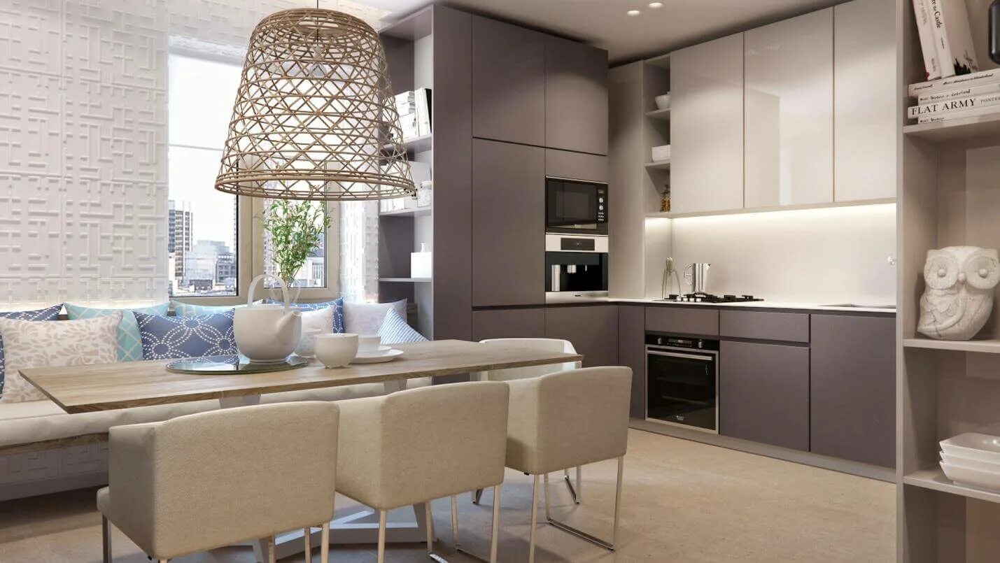 Кухня серо бежевого цвета фото Дизайн кухни в бежевых тонах - советы и обзоры от специалистов