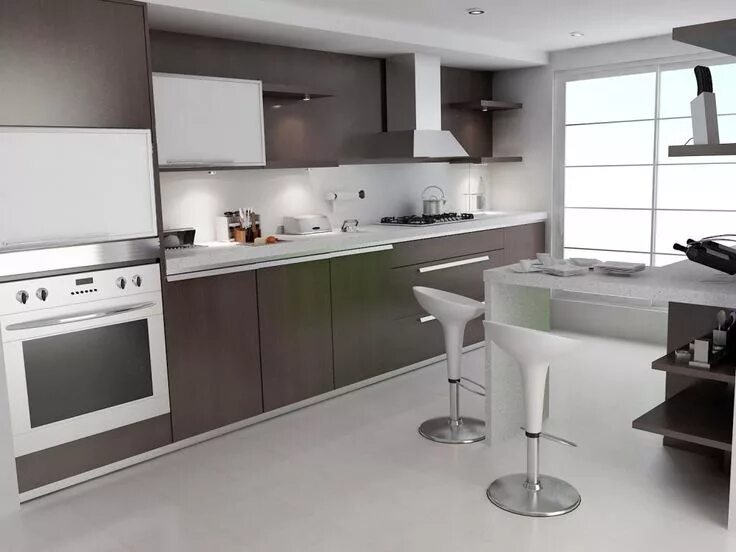 Кухня серо коричневая фото JUAL BERBAGAI MACAM FURNITURE , SOFA BED, SOFA MINIMALIST, KITCHEN SET Kitchen d