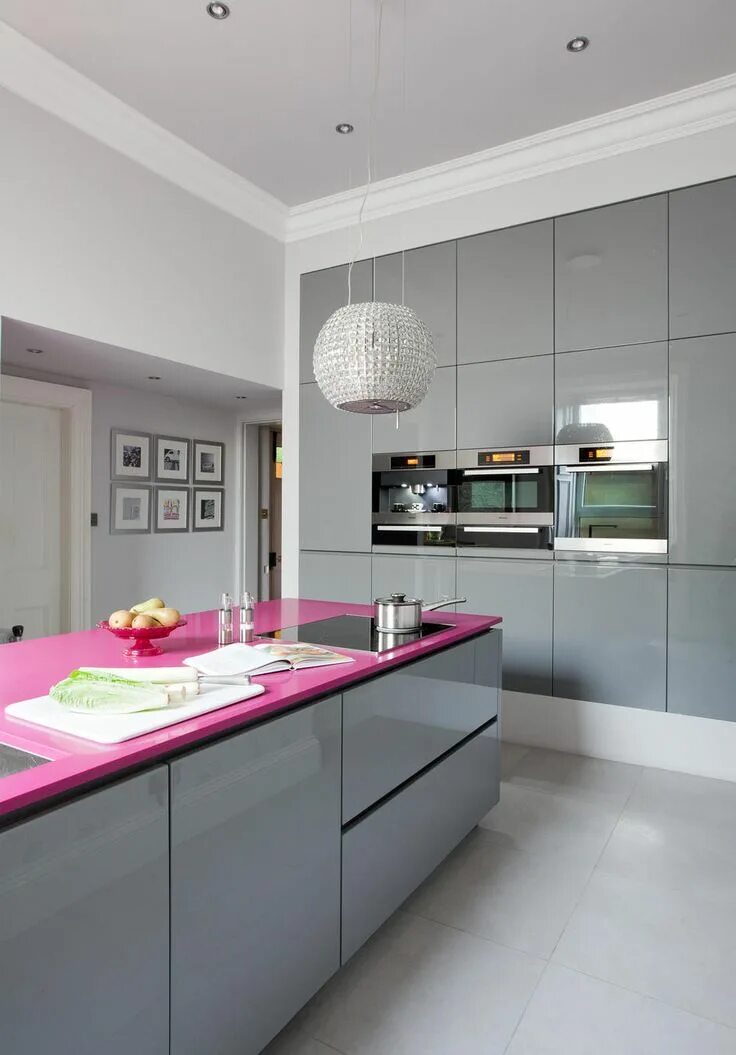 Кухня серо розовая фото Diane Berry Kitchens Northern Design Awards - Friday 30th October, 2015 Kitchen 