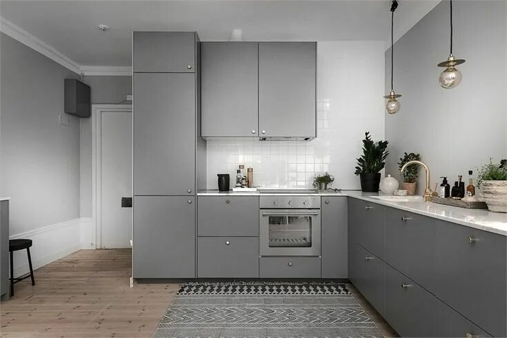 Кухня серые стены дизайн Essingetorget 42, Stora Essingen - Kungsholmen, Stockholm Kitchen decor, Kitchen