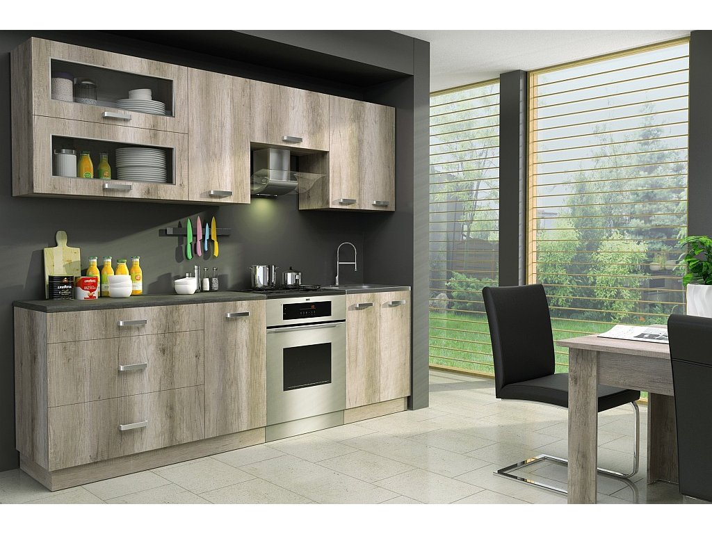 Кухня серый дуб фото Мебель серый дуб: найдено 88 картинок