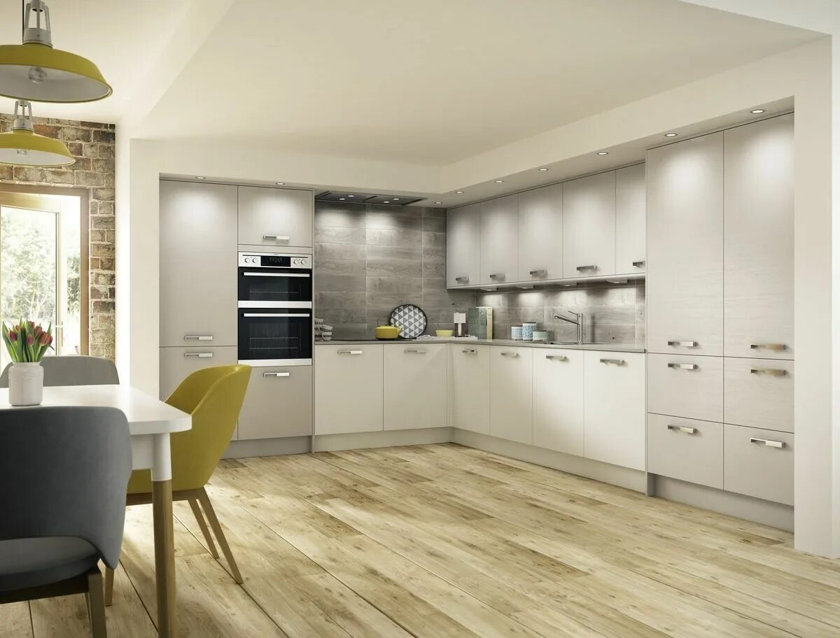 Кухня серый кашемир в интерьере фото Pin by Almási Anikó on konyhák Contemporary modern kitchen, Diy living room deco