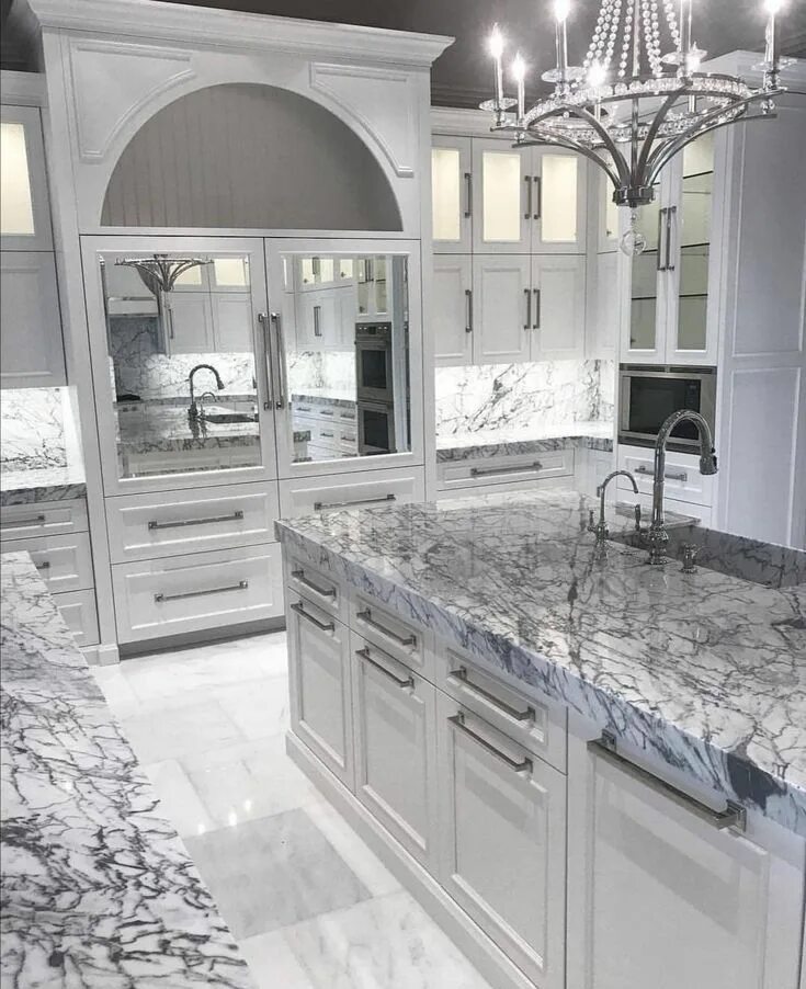 Кухня серый мрамор в интерьере Pin by Shelley Braun on New home in 2023 Dream kitchens design, Kitchen remodel 