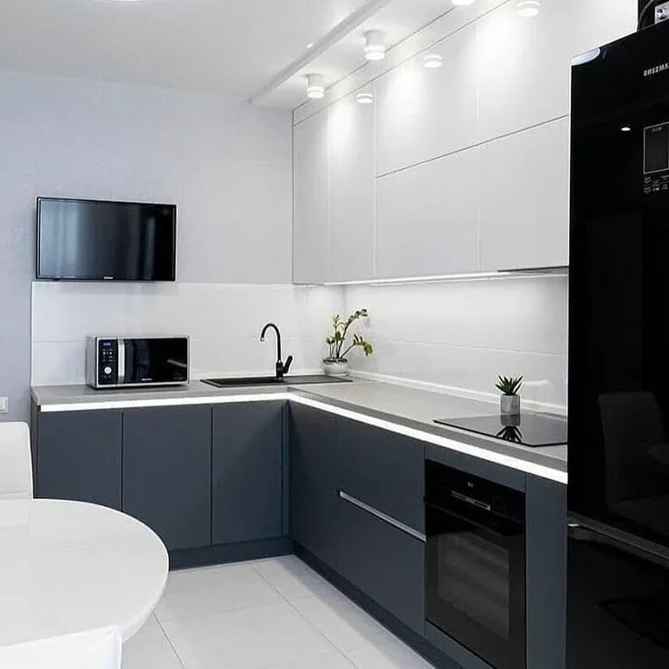 Кухня серый низ белый верх фото home decor bathroom decorative ceiling outside home decor neutral home decor mod