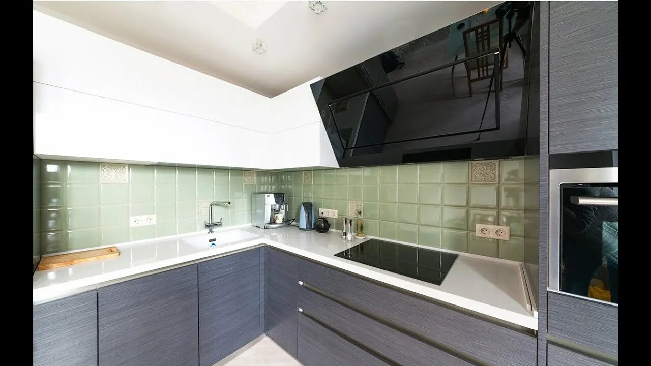 Кухня серый низ белый верх фото Кухни 2015 новые красивые дизайны Kitchen photo 2015 new beautiful designs - You