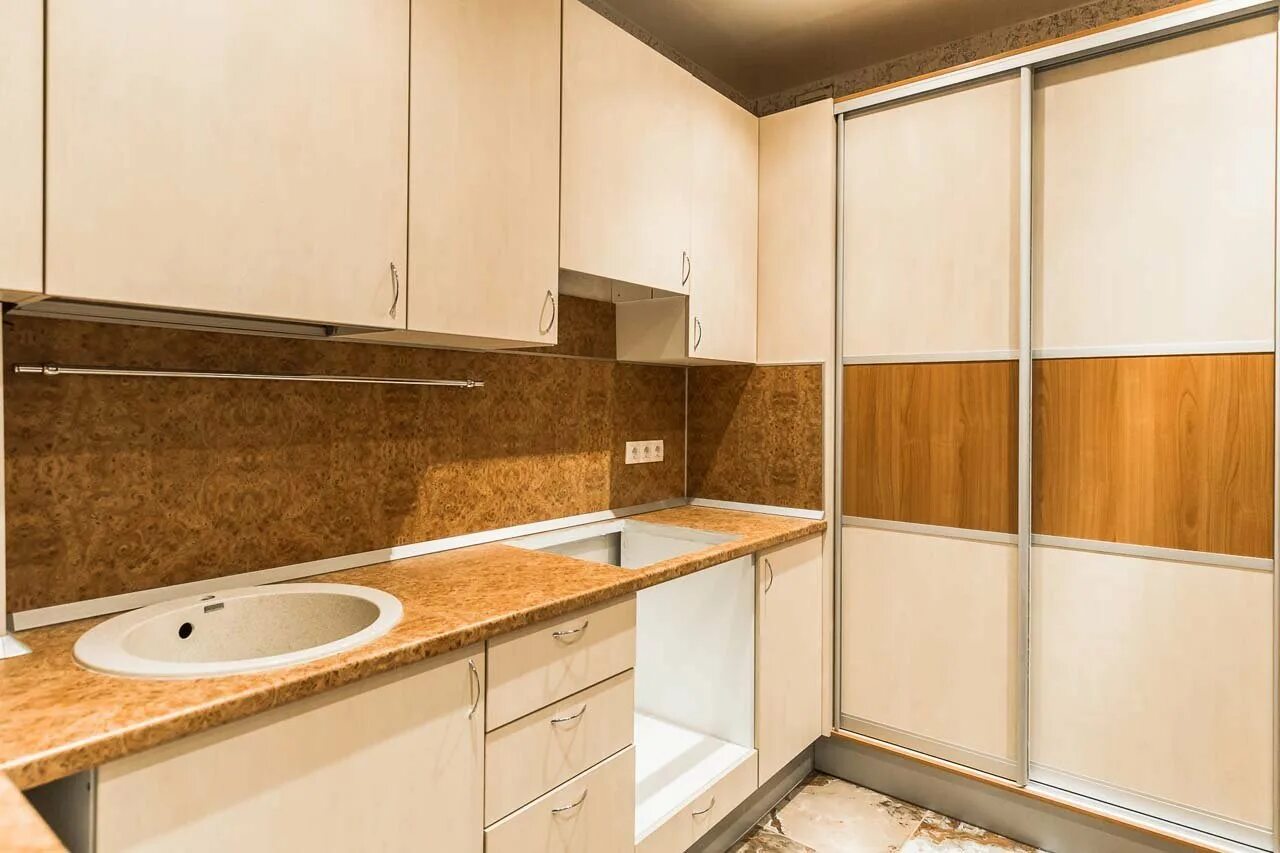 Кухня шампань в интерьере Мебель цвета шампань