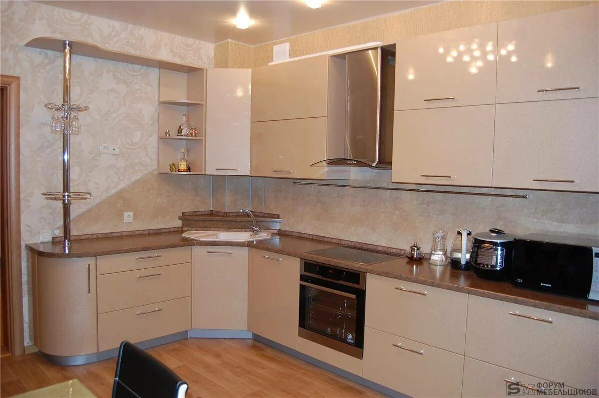 Кухня шампань в интерьере Кухня в цвете "Шампань" - Красиво ли это?