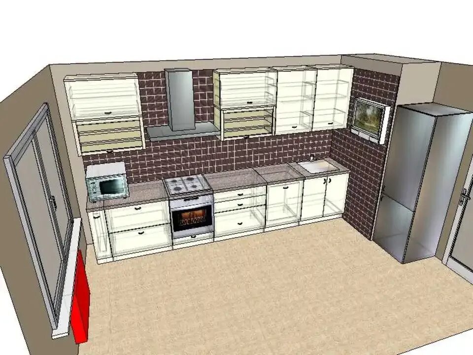 Кухня шириной 2 метра планировка Kitchen design 3 by 5 m (48 Photos)