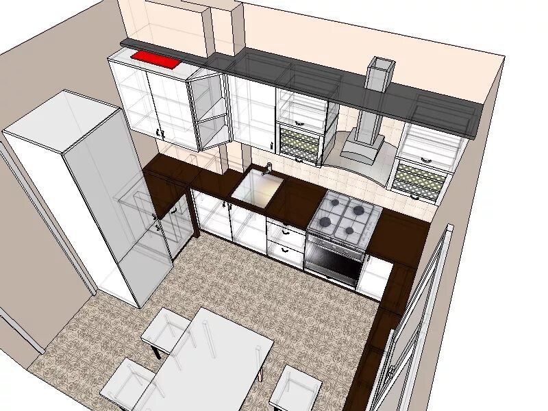 Кухня шириной 3 метра планировка Кухня размер комнаты 3 5: найдено 83 изображений