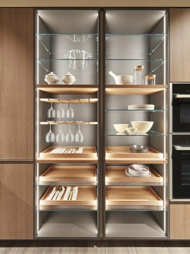 Кухня шкаф для посуды фото Pin by aniandy on REF Crockery unit design, Crockery unit, Modern kitchen storag